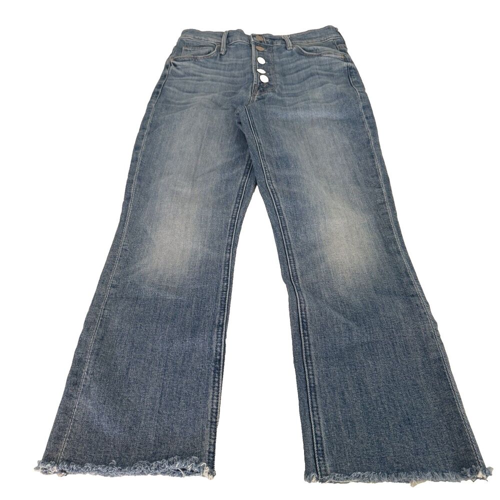 Mother Lil' Pixie Dazzler Ankle Fray Boogie Down Jean 26P Festival Boho 90s